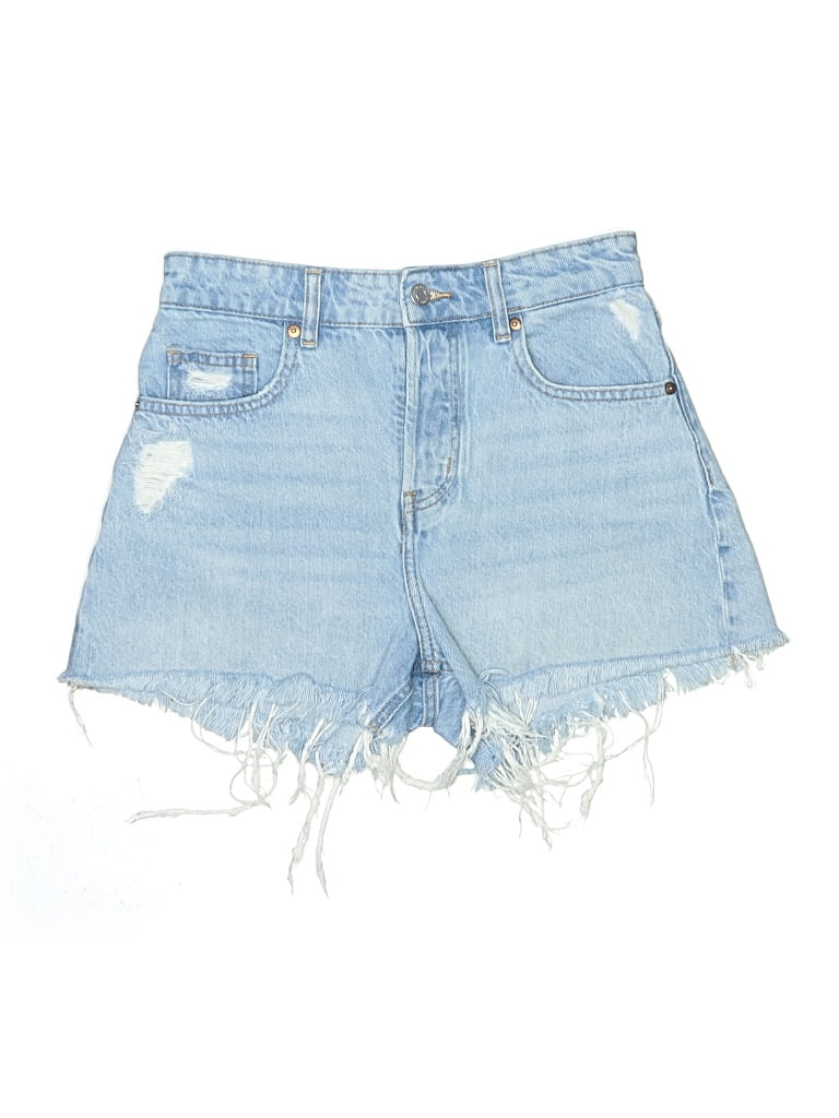 Pre-owned H&m Denim Shorts In Blue