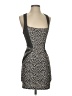 Silence and Noise Animal Print Gray Cocktail Dress Size XS - photo 1