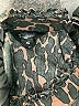 Rails Animal Print Brown Long Sleeve Blouse Size XS - photo 7
