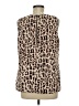 CAbi 100% Polyester Brown Sleeveless Blouse Size M - photo 2