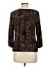 AK Anne Klein Floral Brown 3/4 Sleeve Top Size L (petite) - photo 2