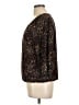 AK Anne Klein Floral Brown 3/4 Sleeve Top Size L (petite) - photo 5