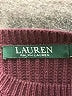 Lauren by Ralph Lauren Burgundy Pullover Sweater Size S - photo 7