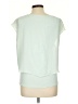 T Tahari 100% Polyester Green Short Sleeve Blouse Size L - photo 2