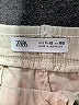 Zara Solid Ivory Khakis Size 11 - 12 - photo 4