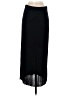 Unbranded 100% Viscose Solid Black Blue Formal Skirt Size M (estimated) - photo 2