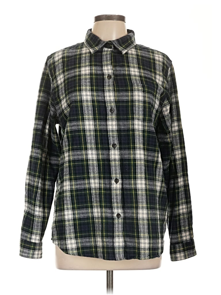 Pre-owned L.l.bean Cardigan Sweater In Green