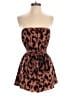 Unbranded 100% Polyester Animal Print Brown Orange Romper Size XS - photo 1