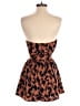 Unbranded 100% Polyester Animal Print Brown Orange Romper Size XS - photo 2