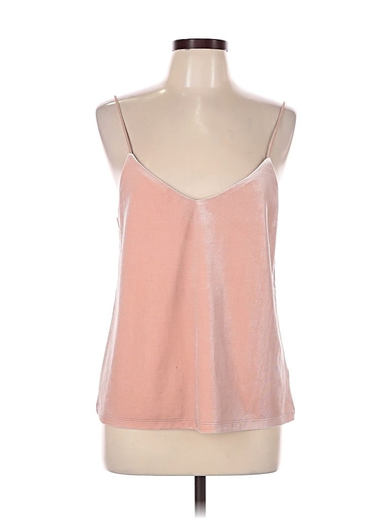 Pre-owned H&m Tank Top Pink Strapless Neckline Tops