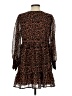 Lulus 100% Polyester Animal Print Brown Casual Dress Size XS - photo 2