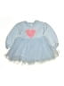 Cat & Jack Hearts Blue Dress Size 3T - photo 1