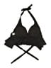 Unbranded Solid Black Swimsuit Top Size S - photo 2