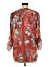 Tolani 100% Modal Red 3/4 Sleeve Blouse Size M - photo 2