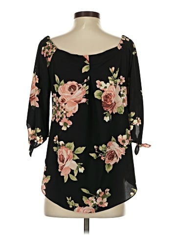 Status by Chenault 3/4 Sleeve Blouse (view 2)