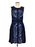 Just... Taylor Tweed Blue Cocktail Dress Size 8 - photo 1