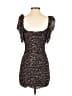 2Bella Hearts Black Casual Dress Size S - photo 2