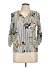 DR2 100% Rayon Ivory 3/4 Sleeve Blouse Size L - photo 1
