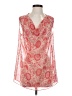CAbi 100% Polyester Pink Red Sleeveless Blouse Size S - photo 1