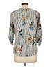 DR2 100% Rayon Ivory 3/4 Sleeve Blouse Size L - photo 2
