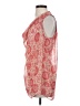 CAbi 100% Polyester Pink Red Sleeveless Blouse Size S - photo 5