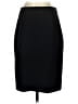 Petite Sophisticate Solid Black Formal Skirt Size 4 - photo 1