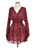 MSGM Animal Print Red Pink Cocktail Dress Size EU 42 / US 12 - photo 1