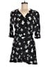 Ann Taylor LOFT 100% Rayon Floral Black Romper Size 6 - photo 1
