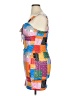 Shein Graphic Orange Cocktail Dress Size 12 - photo 5