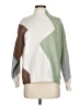 Towne Color Block Green Pullover Sweater Size S - photo 1