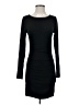 Express Solid Black Casual Dress Size XS - photo 1