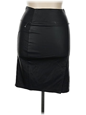 Dots Faux Leather Skirt (view 1)
