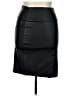 Dots Solid Black Faux Leather Skirt Size XL - photo 1