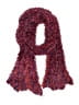 Unbranded 100% Polyester Tweed Burgundy Scarf One size - photo 1