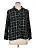Well Worn Plaid Black Long Sleeve Button-Down Shirt Size XL - photo 1