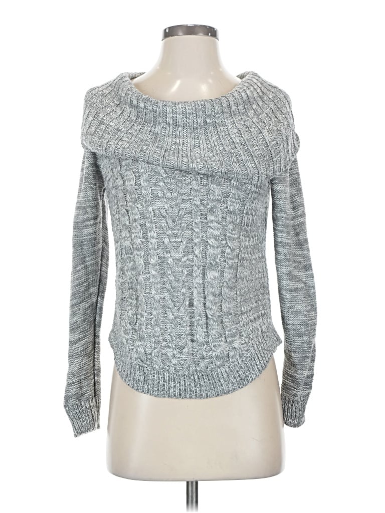 Pre-owned It's Our Time Pullover Sweater In Gray
