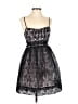 Ruby Rox 100% Polyester Floral Pink Black Cocktail Dress Size 5 - photo 1