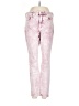 Universal Thread Hearts Pink Jeans Size 27 waist - photo 1