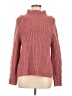 Leith Tweed Pink Turtleneck Sweater Size M - photo 1
