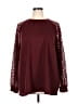 Unbranded Burgundy Long Sleeve Top Size 3X - photo 1