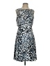 Alfani Animal Print Blue Cocktail Dress Size 4 - photo 1
