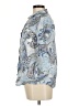 Croft & Barrow Paisley Blue 3/4 Sleeve Blouse Size M - photo 5