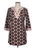 Boden 100% Cotton Brown 3/4 Sleeve Blouse Size 8 - photo 1