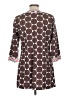 Boden 100% Cotton Brown 3/4 Sleeve Blouse Size 8 - photo 2
