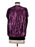 DKNY 100% Polyester Purple 3/4 Sleeve Top Size M - photo 2