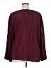 Adiva 100% Polyester Burgundy 3/4 Sleeve Blouse Size 1X - photo 2