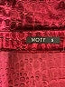 MOTF Animal Print Burgundy Long Sleeve Blouse Size S - photo 7