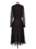 Current Air 100% Polyester Polka Dots Black Brown Casual Dress Size XS - photo 2
