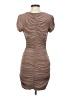 Bebe Solid Brown Cocktail Dress Size S - photo 2