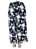 Unbranded 100% Polyester Floral Blue Casual Pants Size 3X - photo 1